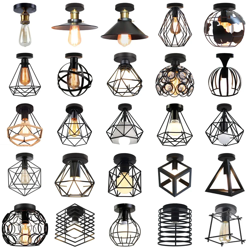 Decor Lighting Returns - خمر الحديد ضوء السقف العودة الممر