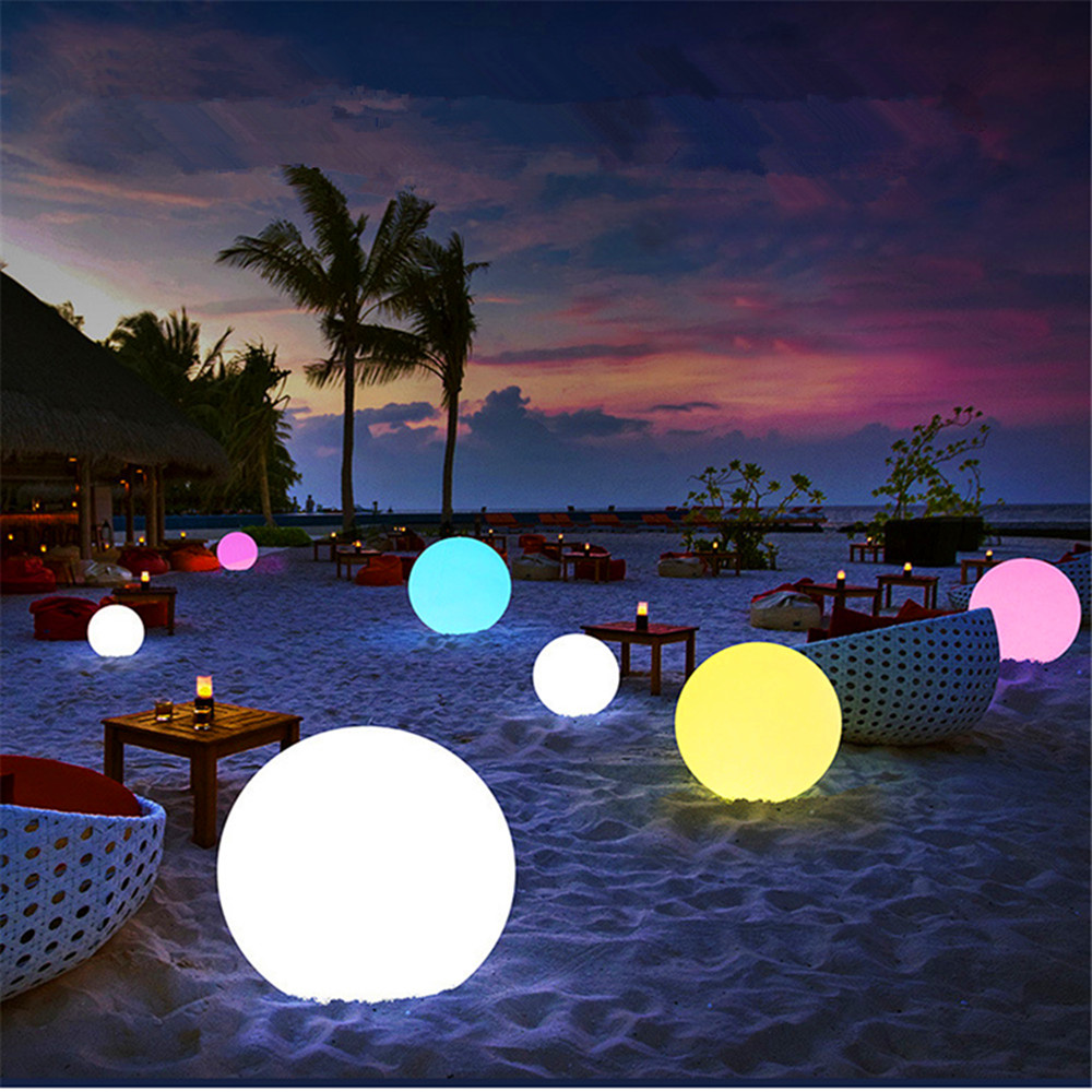 Lighting Decor Ideas - كرة متوهجة LED قابلة لإعادة الشحن