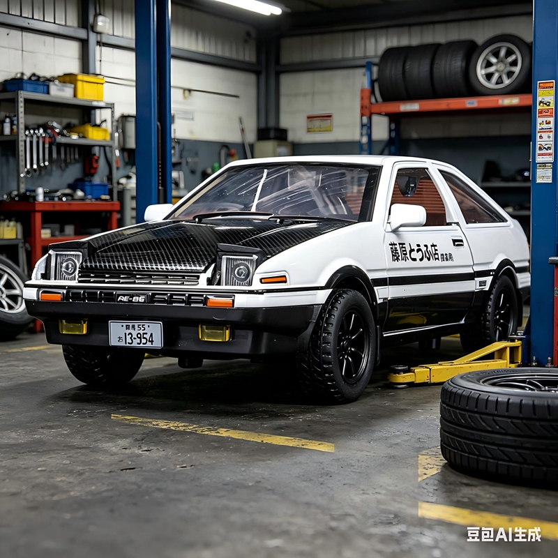 Decor Lighting Returns - نموذج سيارة تويوتا AE86 من السبائك