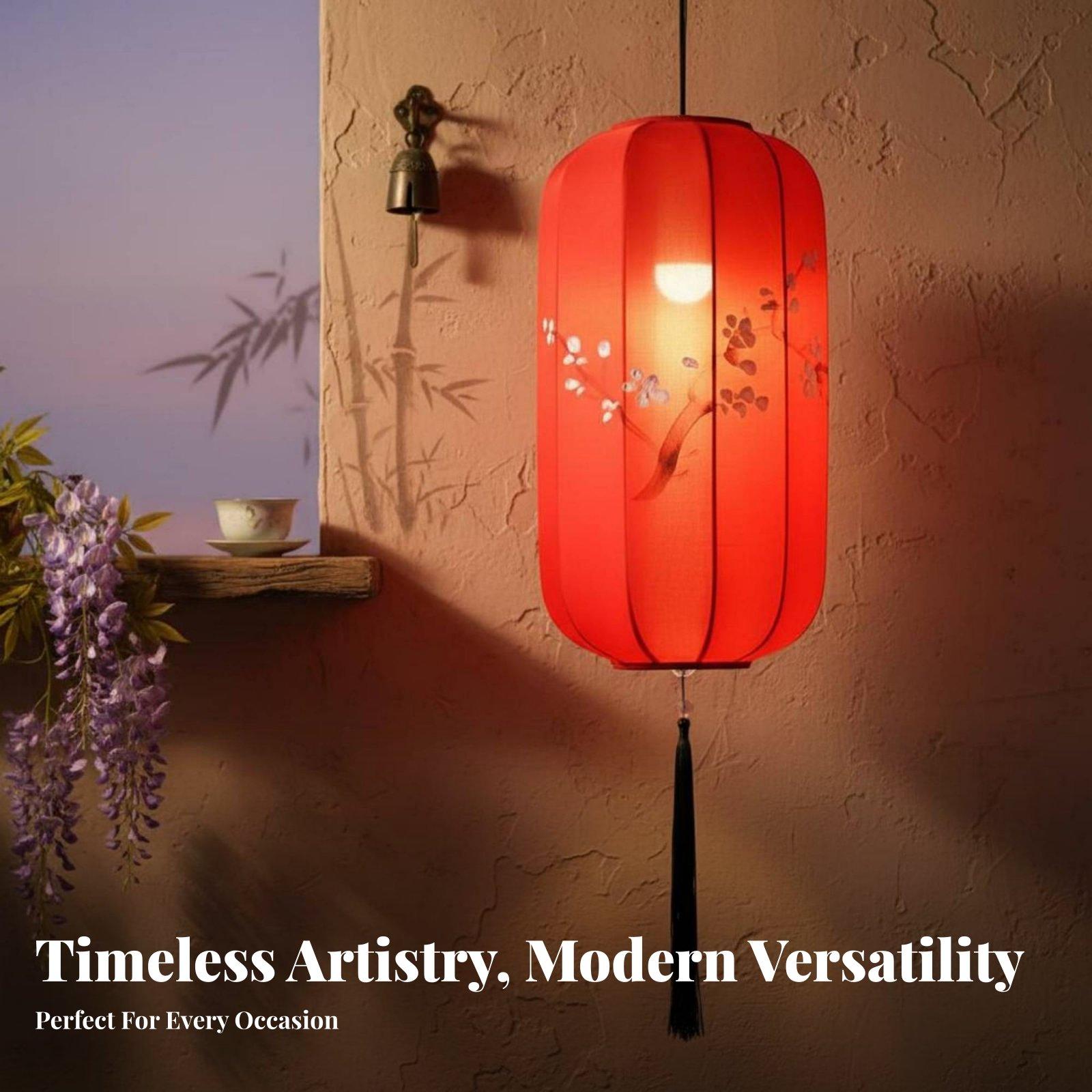 Decor Timeless Lighting - فانوس صيني التصميم مقاوم للماء، إضاءة