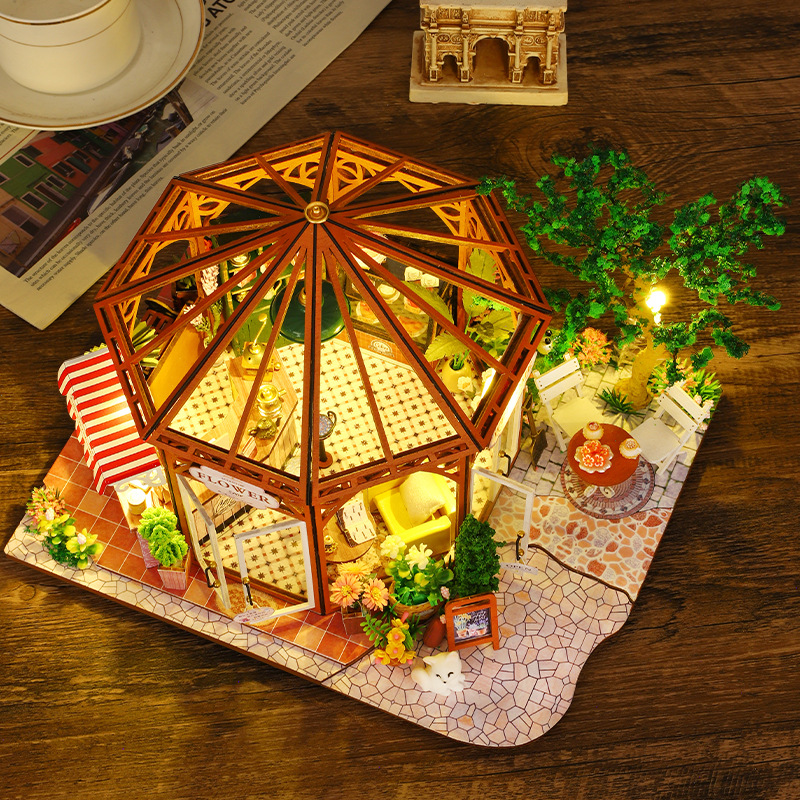 Lighting Home Decor Products - لتقوم بها بنفسك خشبية مصغرة أطقم