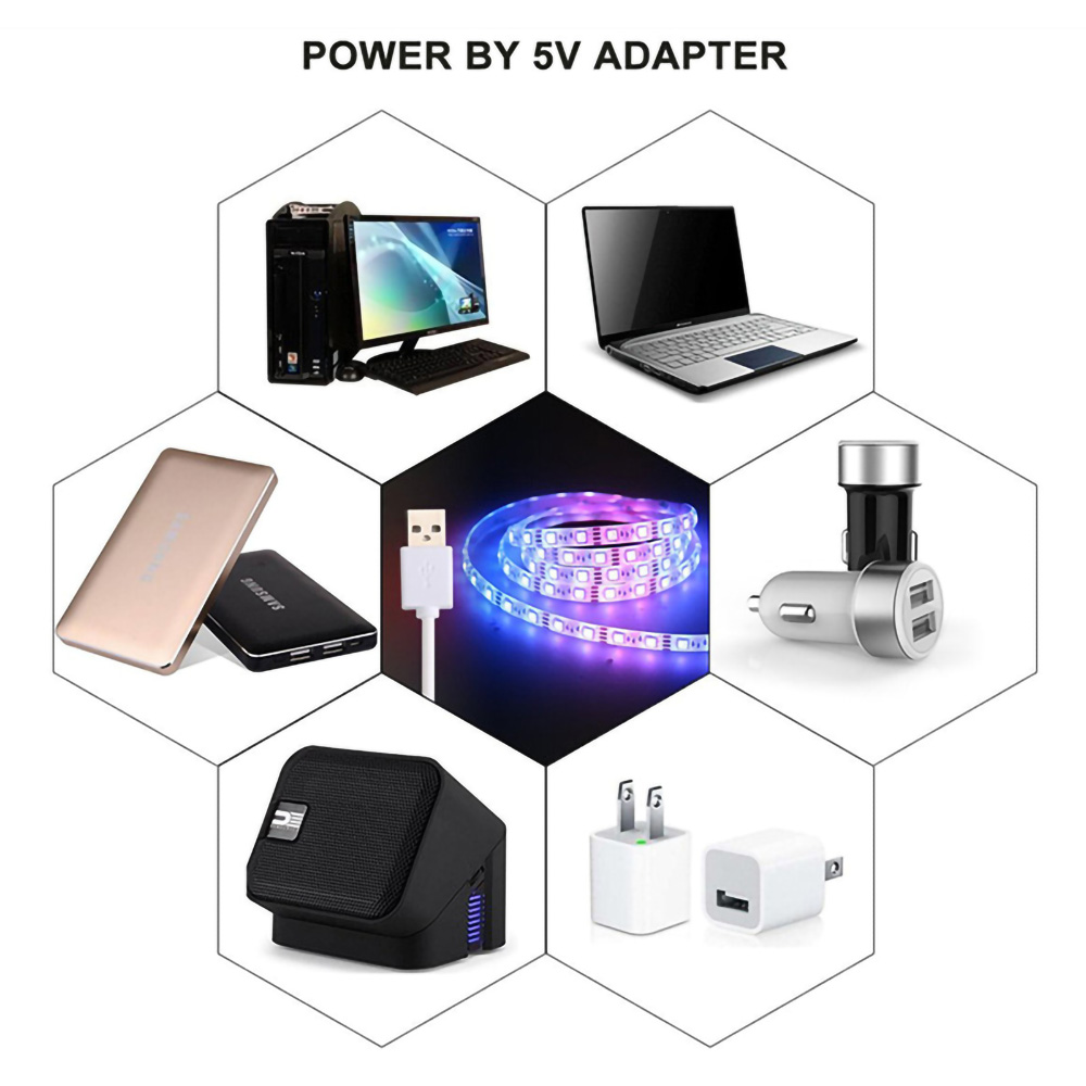 أضواء شريط LED USB لديكور الزف - مراجعة Room Lighting Bedroom Decor وسعره