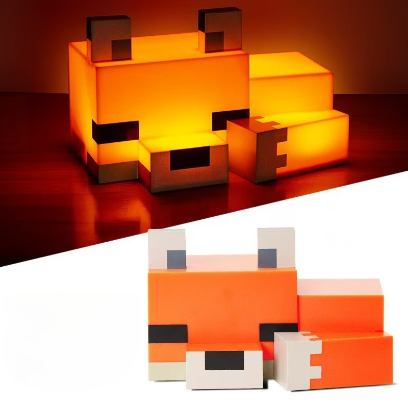 مصباح ليلي جديد على شكل ثعلب ل - مراجعة Lighting Decor Minecraft وسعره