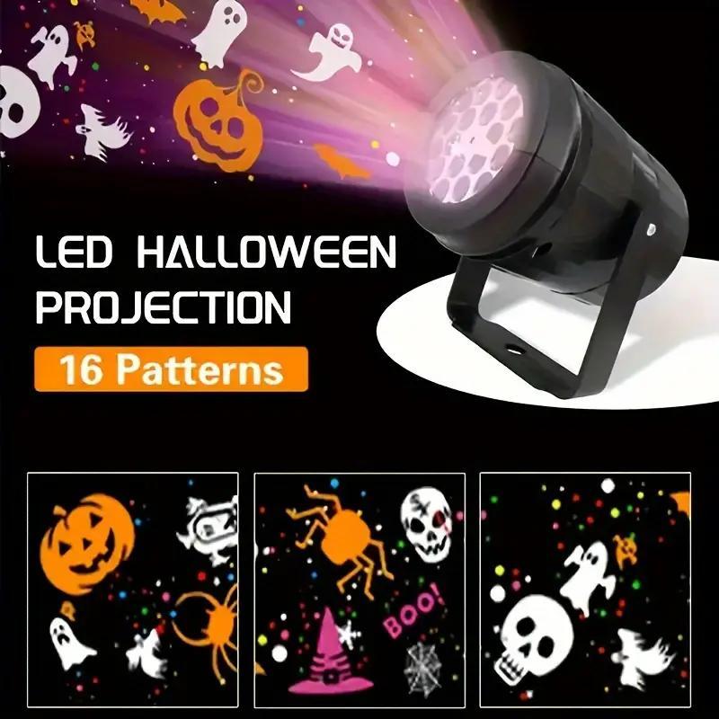 مصباح إسقاط LED للهالوين للاست - مراجعة Lighting Decor Ideas وسعره