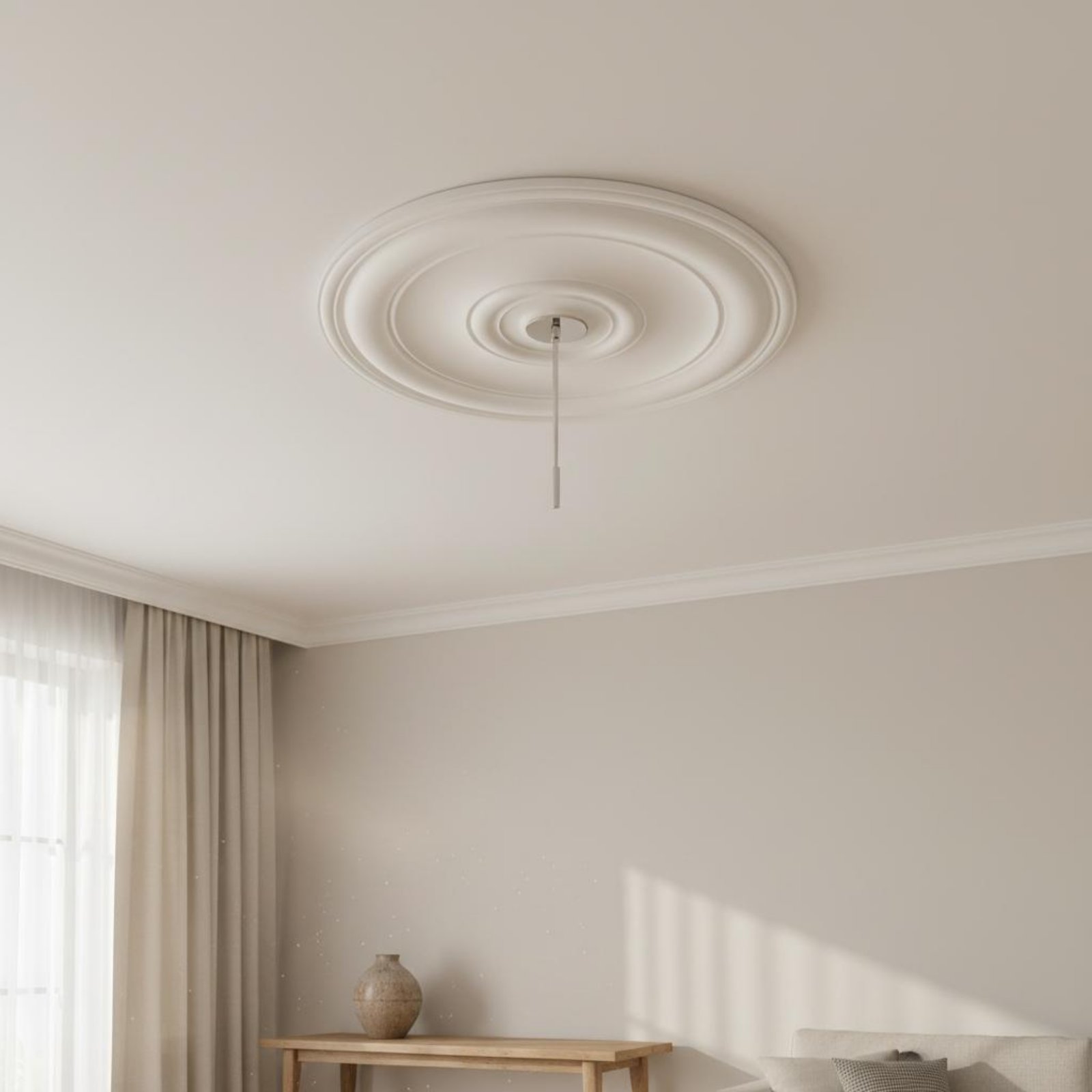 زخرفة سقف دائرية بتصميم أوروبي - مراجعة Lighting Decoration وسعره