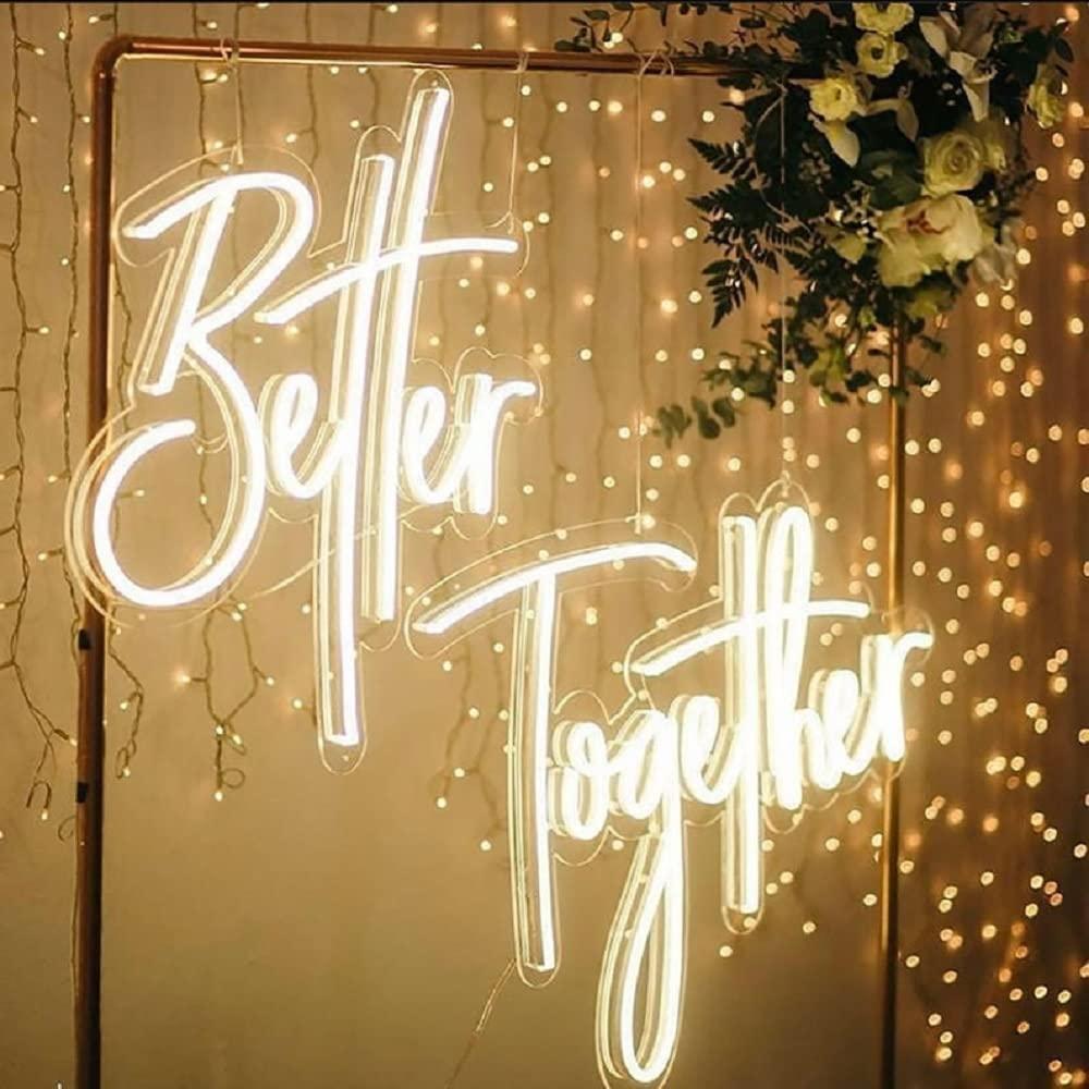 لافتة نيون 'أفضل جuntosًا' مع  - مراجعة Room Lighting Bedroom Decor وسعره