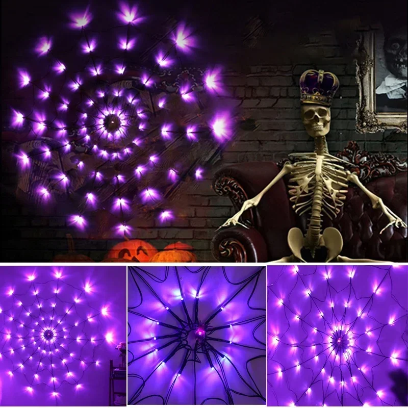 أضواء LED على شكل شبكة عنكبوت  - مراجعة Lighting Decor Ideas وسعره