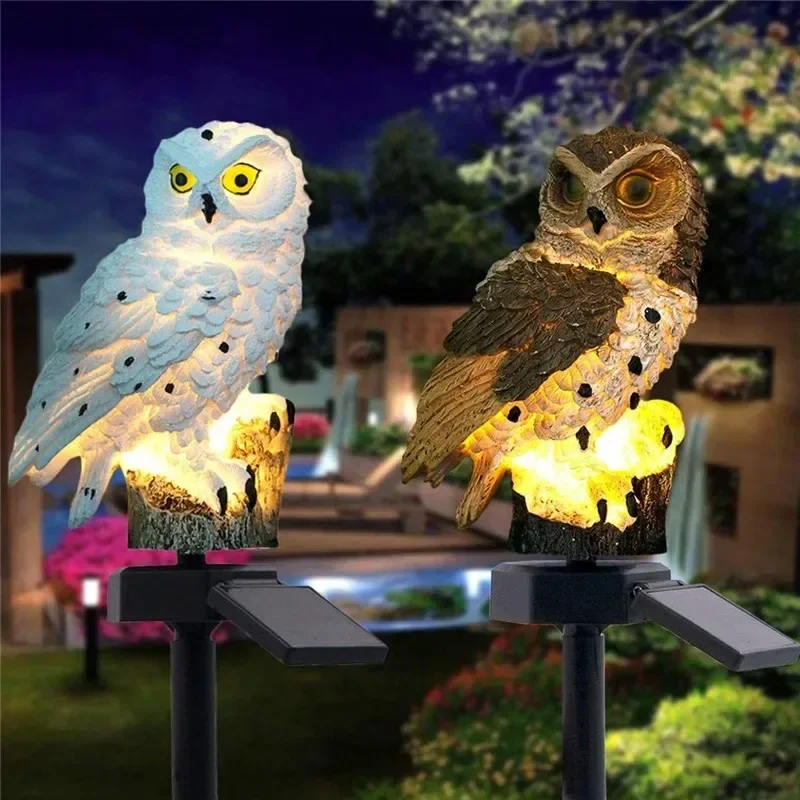 تمثال بومة يعمل بالطاقة الشمسي - مراجعة Lighting Decor Ideas وسعره