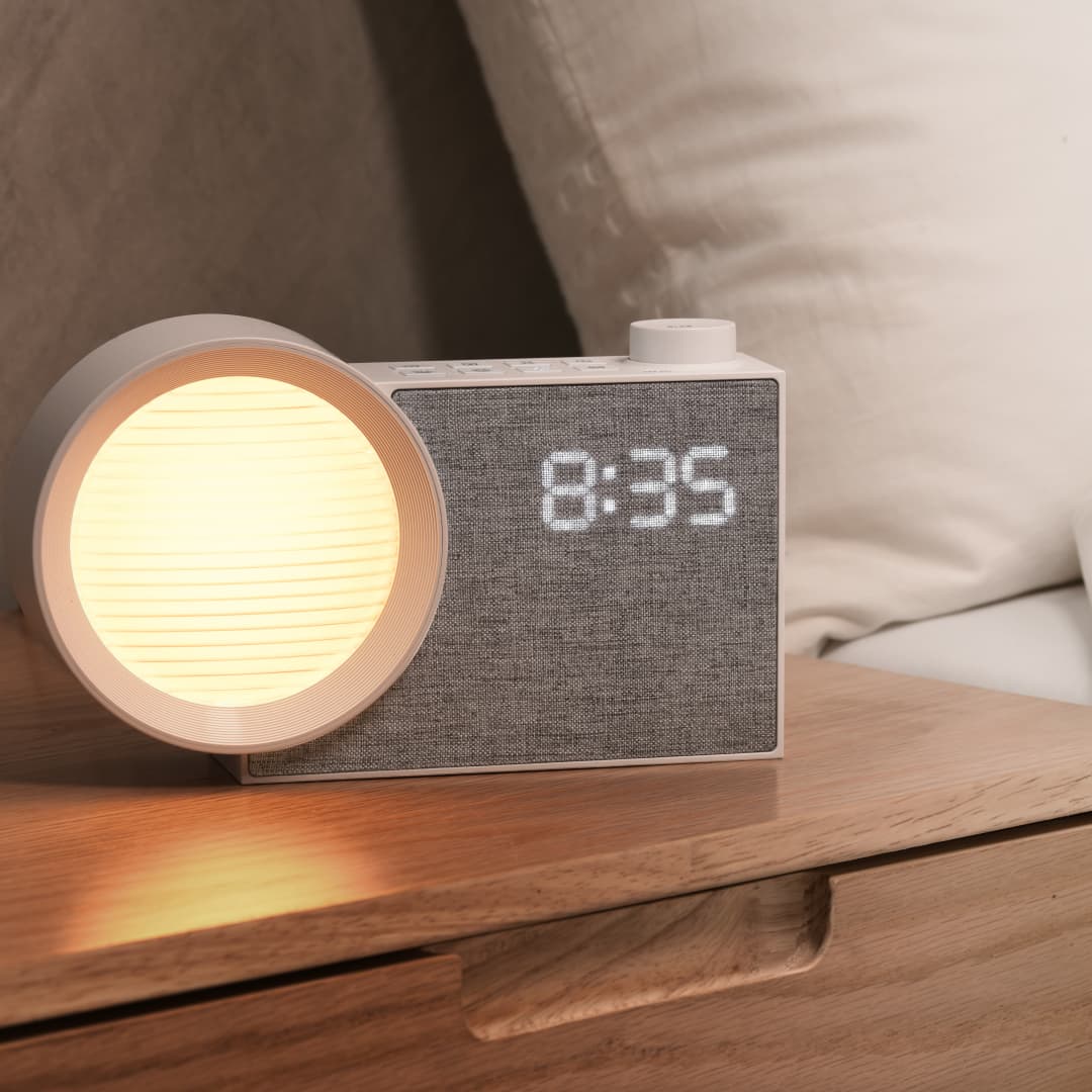 ساعة منبه WILIT مع إضاءة ليلية - مراجعة Room Lighting Bedroom Decor وسعره